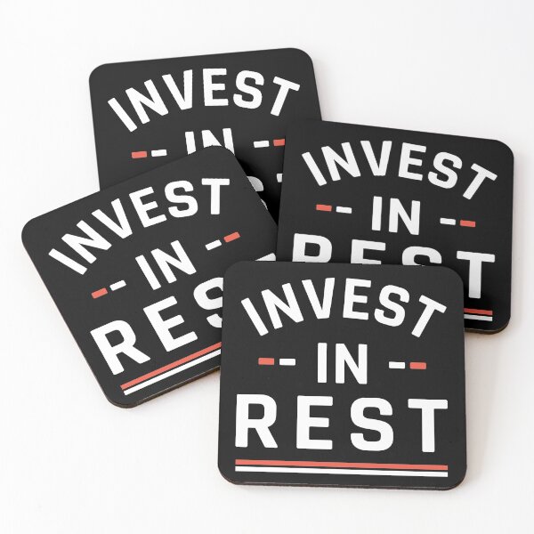 Item preview, Invest In Rest - Black designed and sold by MOONINSPIRATION.