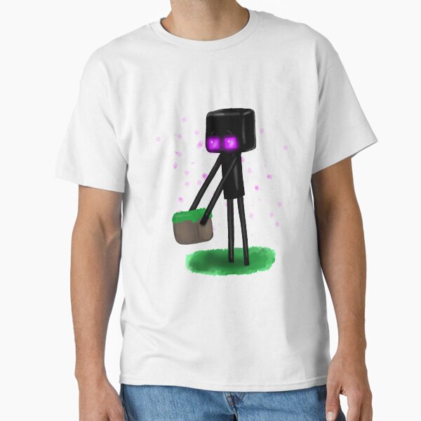 Vista previa del artículo con la obra «Enderman lindo», diseñado y vendido por FickleandFancy.