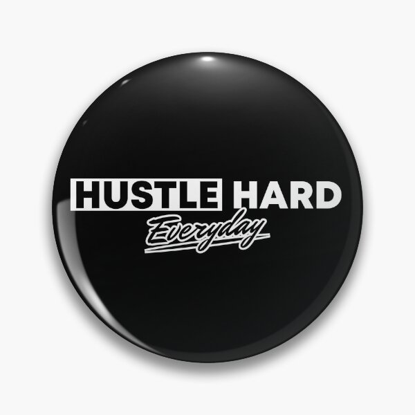 Item preview, Hustle Hard Motivational Hustler Quote designed and sold by Timcito.