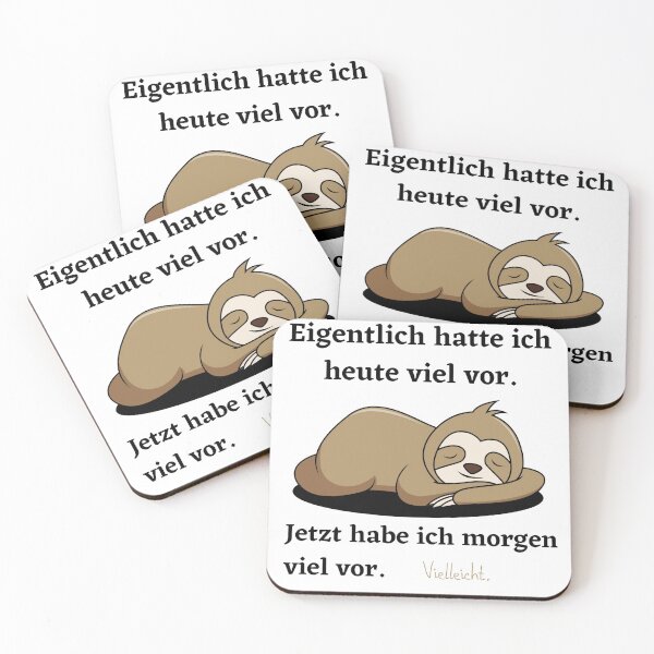 Artikelvorschau, Eigentlich hatte ich heute viel vor. Jetzt habe ich morgen viel vor. Vielleicht. entworfen und verkauft von MaltesShop.