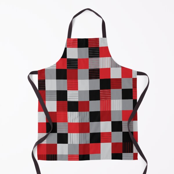Item preview, Plaid Linear Red, Black, Gray Square Design designed and sold by infinitygrafix.