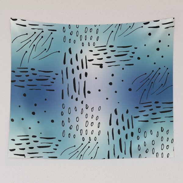 Item preview, Blue Textured Weave Pattern designed and sold by Designs By YL.