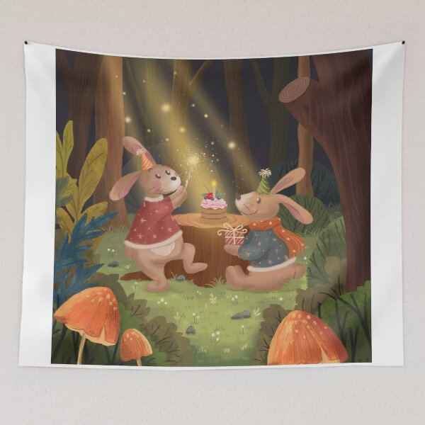 Item preview, Happy birthday Throw Blankets & Tapestries designed and sold by PhongHo94.