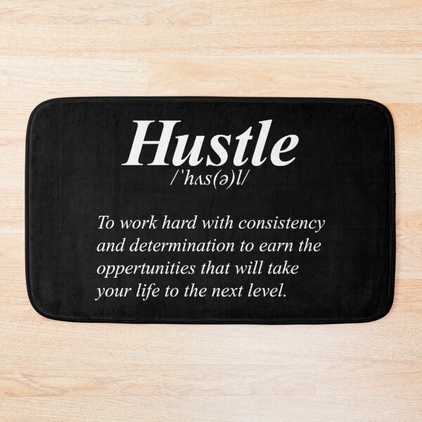 Item preview, Hustle Definition Hustler Quote designed and sold by Timcito.