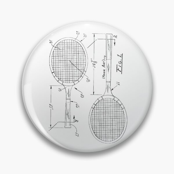 Item preview, The Tennis Racket Patent Light 4 designed and sold by OutofFocusShop.
