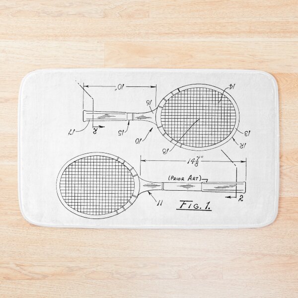 Item preview, The Tennis Racket Patent Light 4 designed and sold by OutofFocusShop.