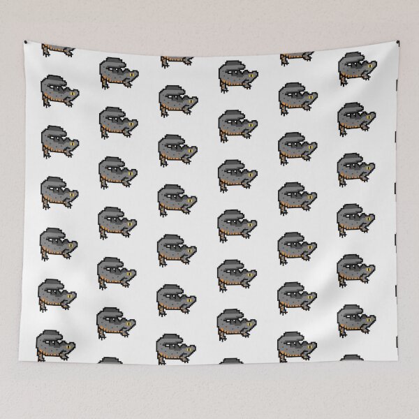 Item preview, Pixel Great Crested Newt designed and sold by CheesyBugShop.