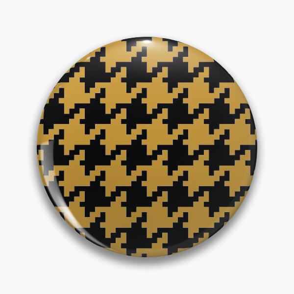 Item preview, Houndstooth abstract geometric pattern, gold broken checks  designed and sold by iclipart.