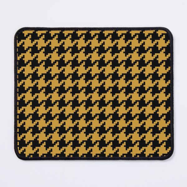 Item preview, Houndstooth abstract geometric pattern, gold broken checks  designed and sold by iclipart.