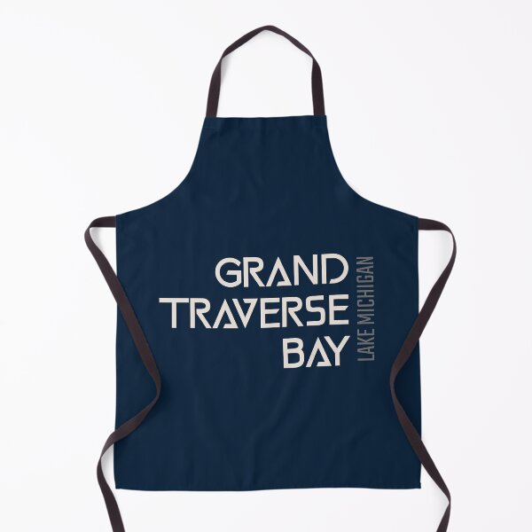 Item preview, Grand Traverse Bay Lake Michigan Name Gray Lettering Design designed and sold by Eleven-K.
