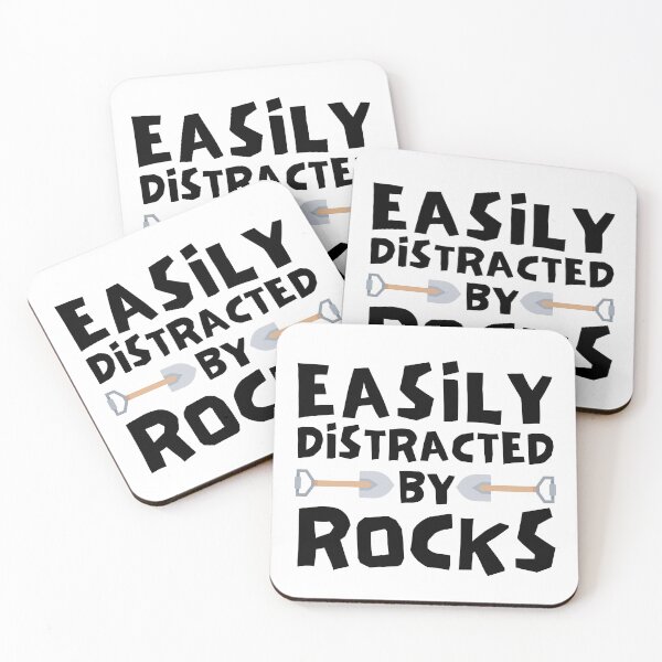 Item preview, Easily Distracted By Rocks Geology T-Shirt designed and sold by world-of-things.