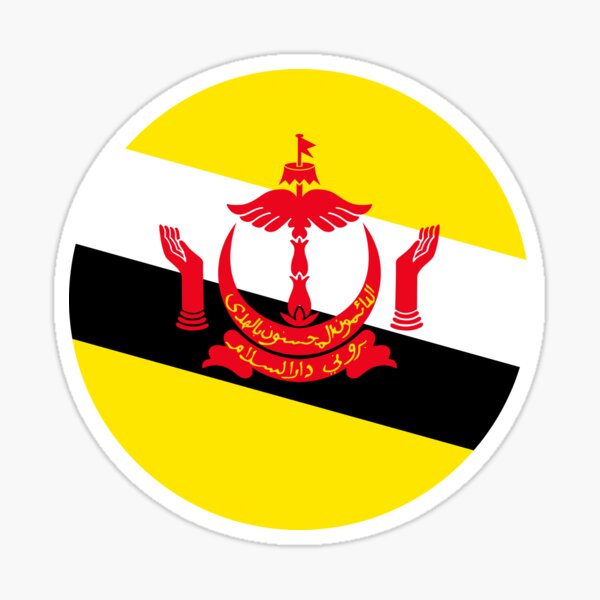 Brunei Flag Stickers Redbubble