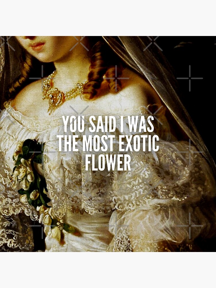 "You said I was the Most Exotic Flower (Vasilij Pukirev The Unequal Marriage) (detail