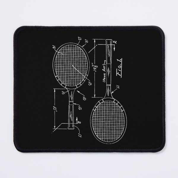Item preview, The Tennis Racket Patent Dark 4 designed and sold by OutofFocusShop.