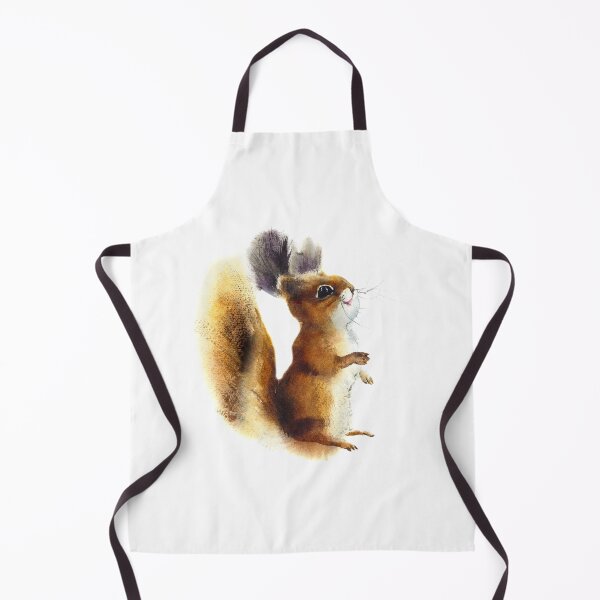 Item preview, squirrel-watercolor portrait animals designed and sold by Hartics.