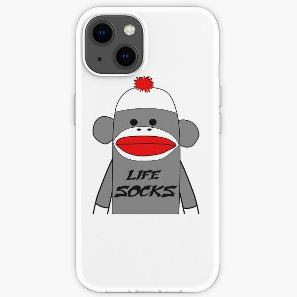 Live Socks - Funny Sock Monkey iPhone Soft Case
