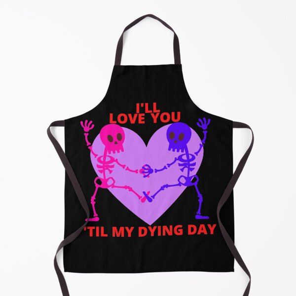 Item preview, Pink and Blue Valentine Skeleton Couple designed and sold by HappyBonez.