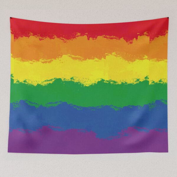 Item preview, My rainbow watercolor painting designed and sold by Blondiabshop.