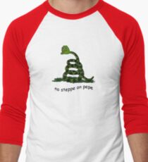 Keine Steppe auf Pepe Baseballshirt für Männer