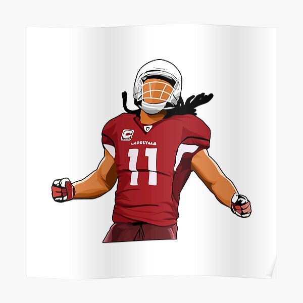 Budda Baker Football Paper Poster Cardinals 3 Long Sleeve T-Shirt