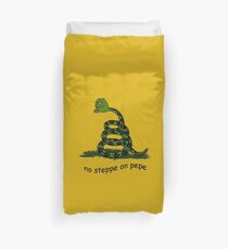 No Steppe on Pepe Duvet Cover