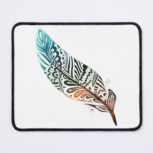 Item preview, Native American Indian Feather Colorful Stars Space Galaxy designed and sold by franktimothy.