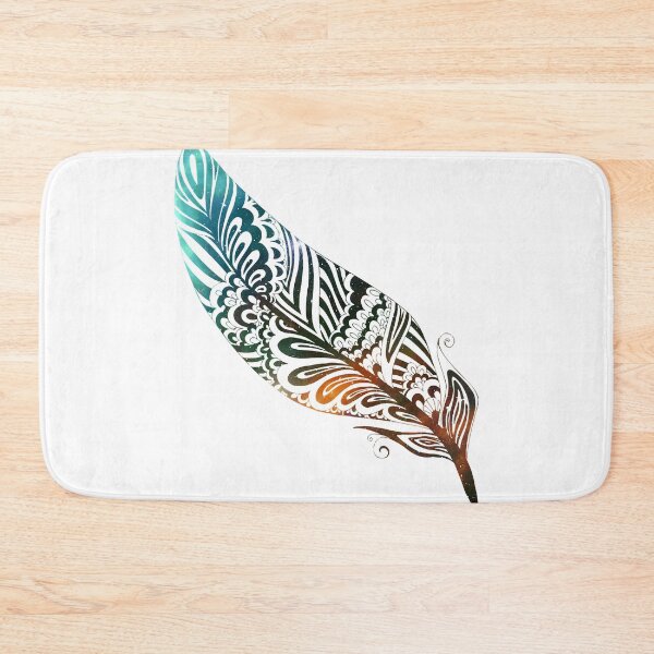 Item preview, Native American Indian Feather Colorful Stars Space Galaxy designed and sold by franktimothy.