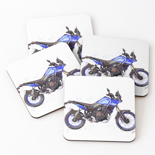 Item preview, Adventure Sport Motorcycle Tenere 700 - original watercolor by Vart. designed and sold by vartstudio.