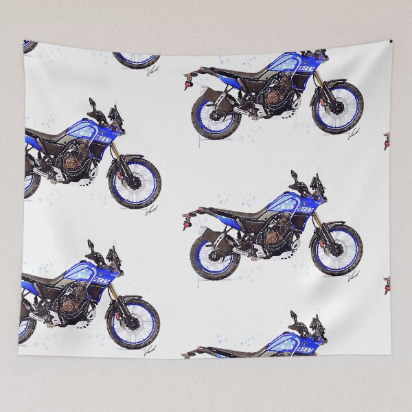 Item preview, Adventure Sport Motorcycle Tenere 700 - original watercolor by Vart. designed and sold by vartstudio.