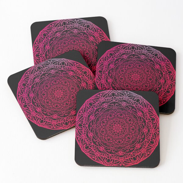 Item preview, Vibrant Red Mandala designed and sold by Carbonbubble.
