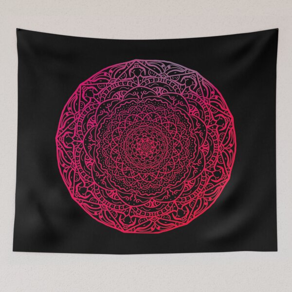 Item preview, Vibrant Red Mandala designed and sold by Carbonbubble.