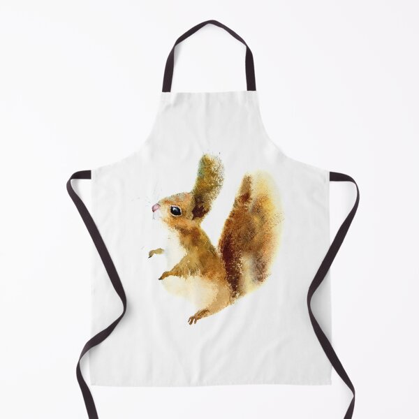 Item preview, squirrel-watercolor portrait animals designed and sold by Hartics.