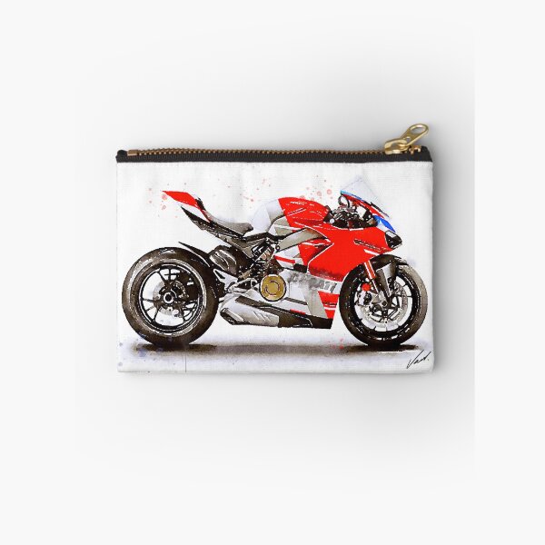 Item preview, Watercolor Sport Motorcycle Panigale V4S - original watercolor by Vart. designed and sold by vartstudio.
