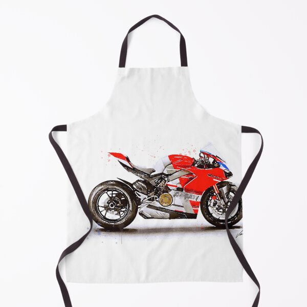 Item preview, Watercolor Sport Motorcycle Panigale V4S - original watercolor by Vart. designed and sold by vartstudio.
