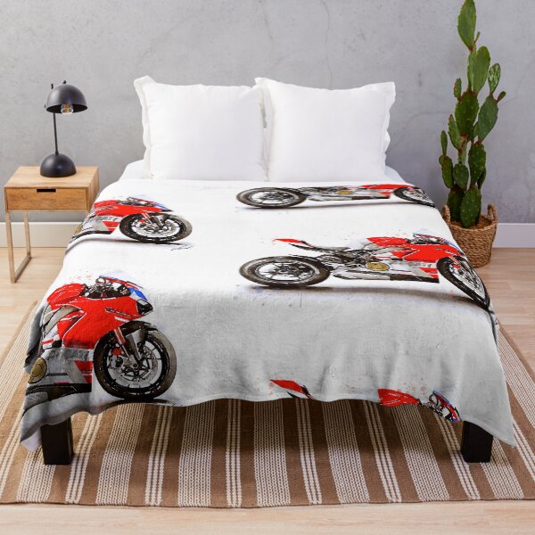 Item preview, Watercolor Sport Motorcycle Panigale V4S - original watercolor by Vart. designed and sold by vartstudio.