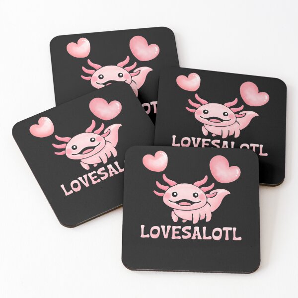 Item preview, Lovesalotl Cute Watercolor Axolotle designed and sold by Zurickdesigns.