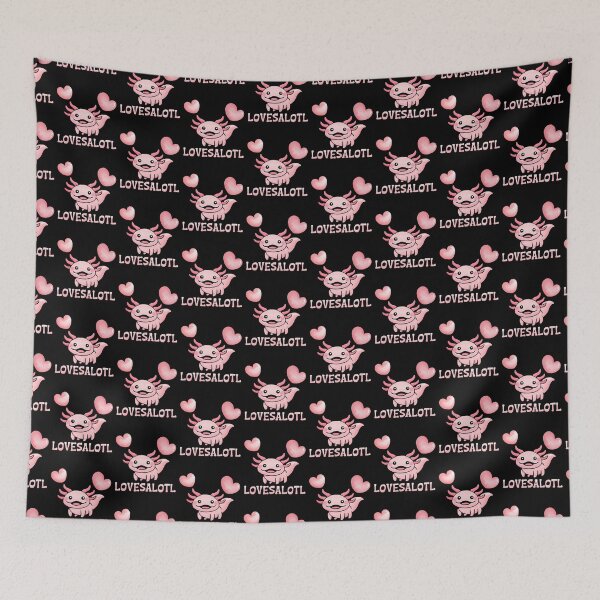 Item preview, Lovesalotl Cute Watercolor Axolotle designed and sold by Zurickdesigns.