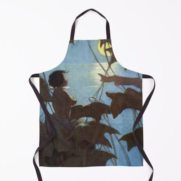 Item preview, The Broad Yellow Moon by Jessie Willcox Smith designed and sold by vintage-art.