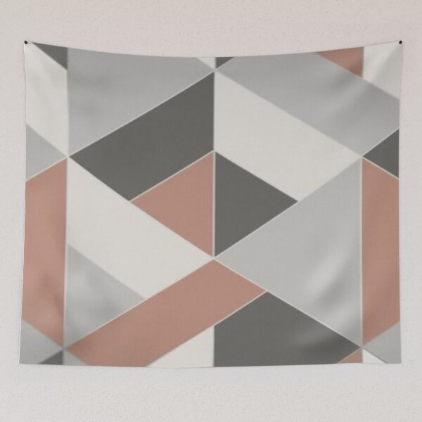 Item preview, Copper Urban Structured Modern Geometric Pattern designed and sold by WearWolfDesigns.