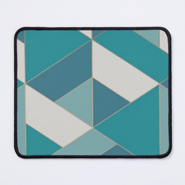 Item preview, Blue Urban Structured Modern Geometric Pattern designed and sold by WearWolfDesigns.