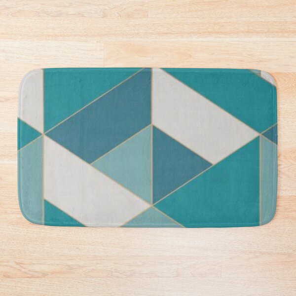 Item preview, Blue Urban Structured Modern Geometric Pattern designed and sold by WearWolfDesigns.