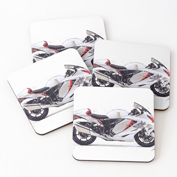 Item preview, Watercolor Sport Motorcycle GSX 1300R - original artwork by Vart. designed and sold by vartstudio.