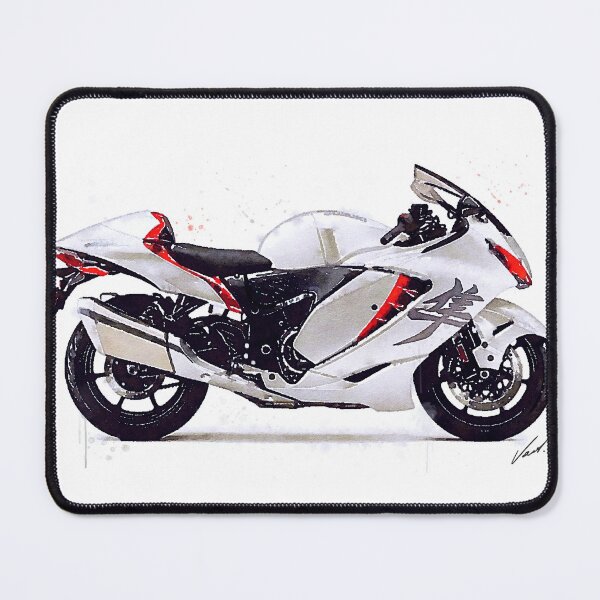 Item preview, Watercolor Sport Motorcycle GSX 1300R - original artwork by Vart. designed and sold by vartstudio.