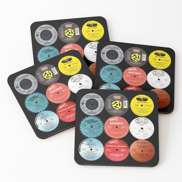 Item preview, Classic house music vinyl labels designed and sold by Darren Moon.