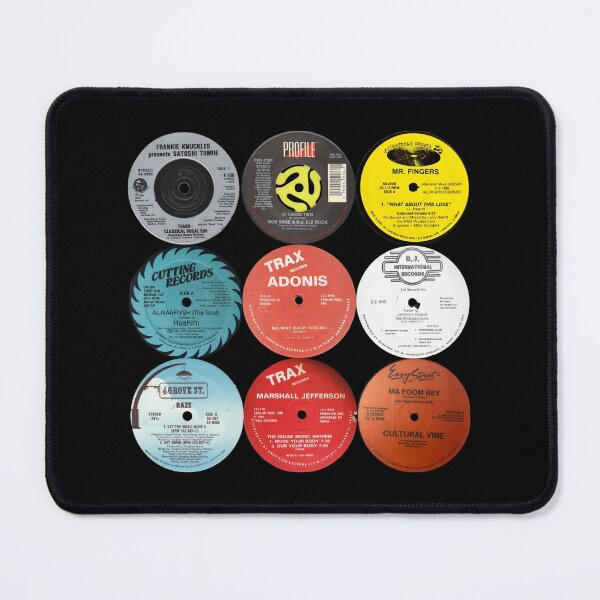 Item preview, Classic house music vinyl labels designed and sold by Darren Moon.