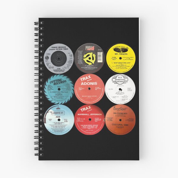 Item preview, Classic house music vinyl labels designed and sold by Darren Moon.