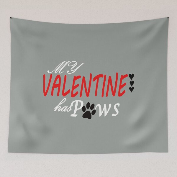 Item preview,  My Valentine Has Paws Shirt | Pet Lover Valentines Day Shirt, My Dog Is My Valentine, My Cat Is My Valentine, Dog Mom Shirt, Cat Mom Shirt  designed and sold by Anoirshop ⭐⭐⭐⭐⭐.