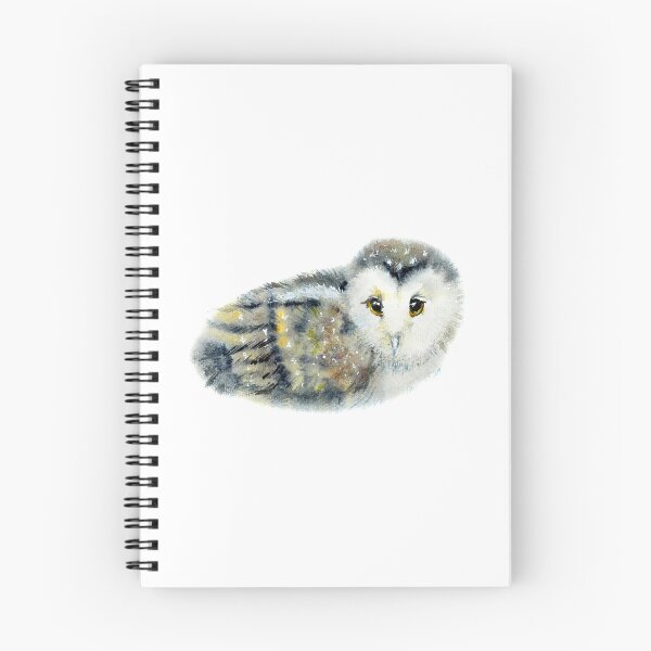 Item preview, owl-watercolor portrait animals designed and sold by Hartics.