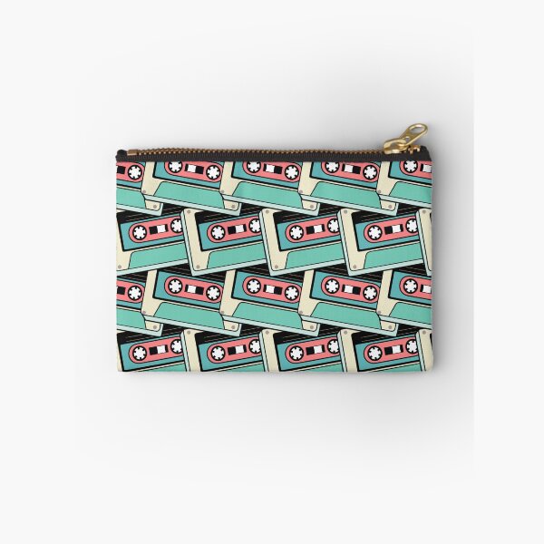 Item preview, Retro Cassette Tapes in Mint and Pink Pattern designed and sold by infinitetango.