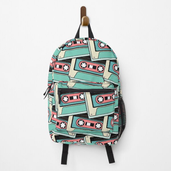 Item preview, Retro Cassette Tapes in Mint and Pink Pattern designed and sold by infinitetango.